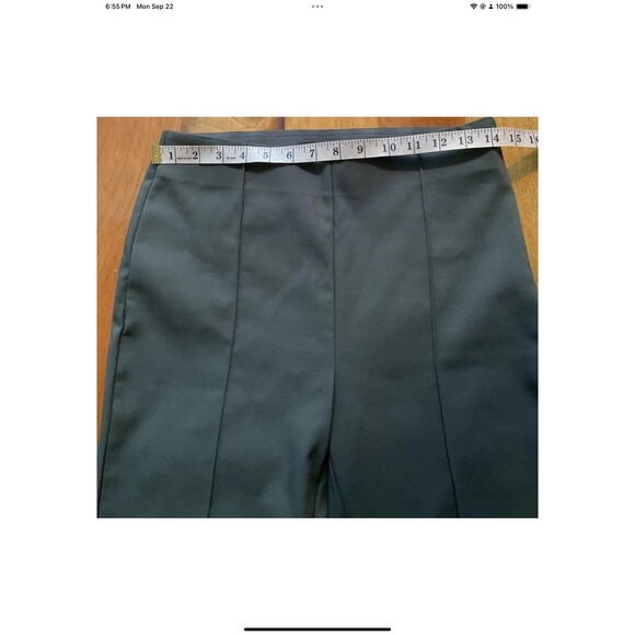 Ann Taylor Loft High Waist Womens 6P Pants Petite Gray Chino Dress Pockets NEW - Picture 8 of 8